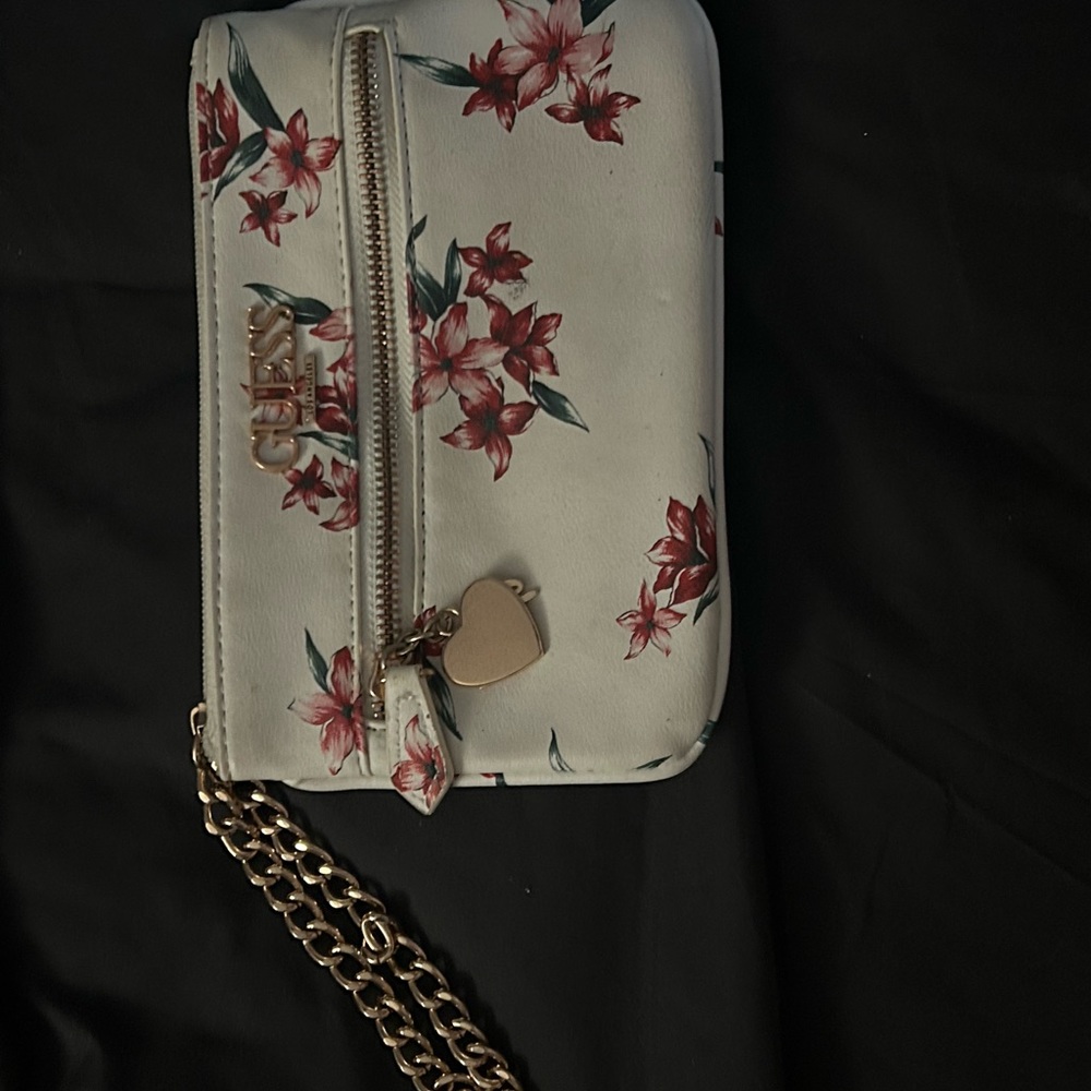 Floral Guess Wristlet